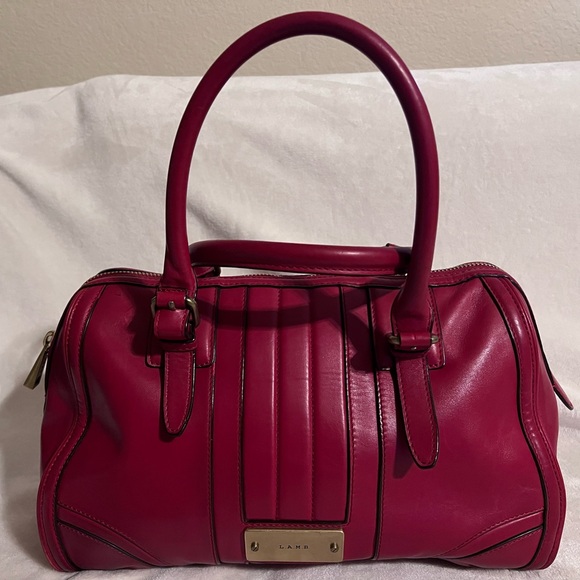 L.A.M.B by Gwen Stefani Classic Red Leather Purse - Picture 4 of 7